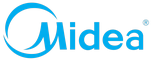 Логотип фирмы Midea в Будённовске